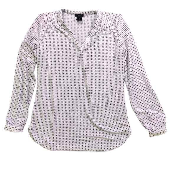 Ann Taylor Ruched Shoulder Tunic S - Picture 1 of 14